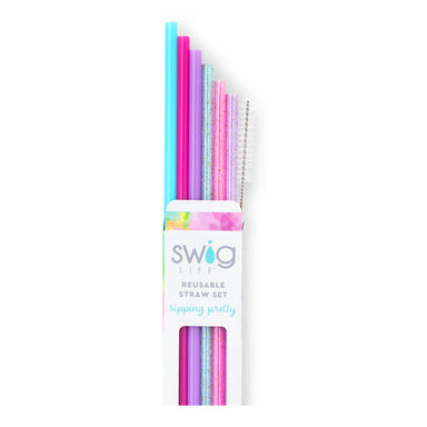 Swig Reusable Straw - Cloud Nine/Glitter