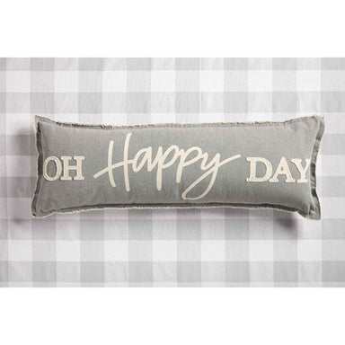 Mud Pie Happy Day Long Pillow