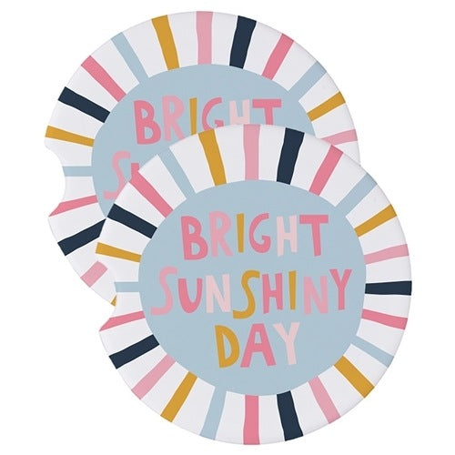 Mary Square Car Coaster - Bright Sunshiny Day