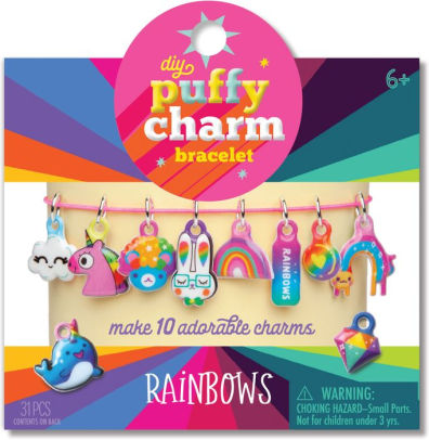 Ann Williams DIY Puffy Charm Bracelet Rainbows