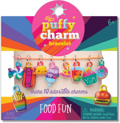Ann Williams DIY Puffy Charm Bracelet Food Fun