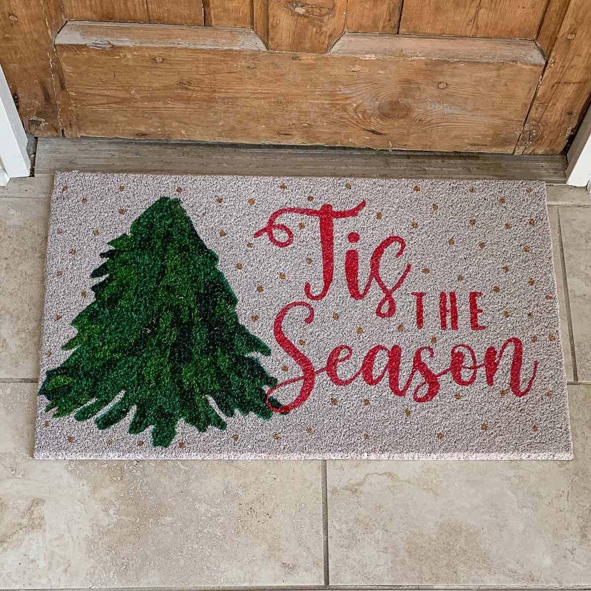 The Royal Standard Coir Doormat - Tis The Season