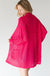 Jodifl Veronica Cardigan - Hot Pink open kint, long sleeves, front pockets