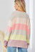  Andree by Unit Steve Sweater - Multi, long sleeve , round neck, pullover, striped, curvy