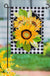 Evergreen Garden Flags - Sunflowers and Checks