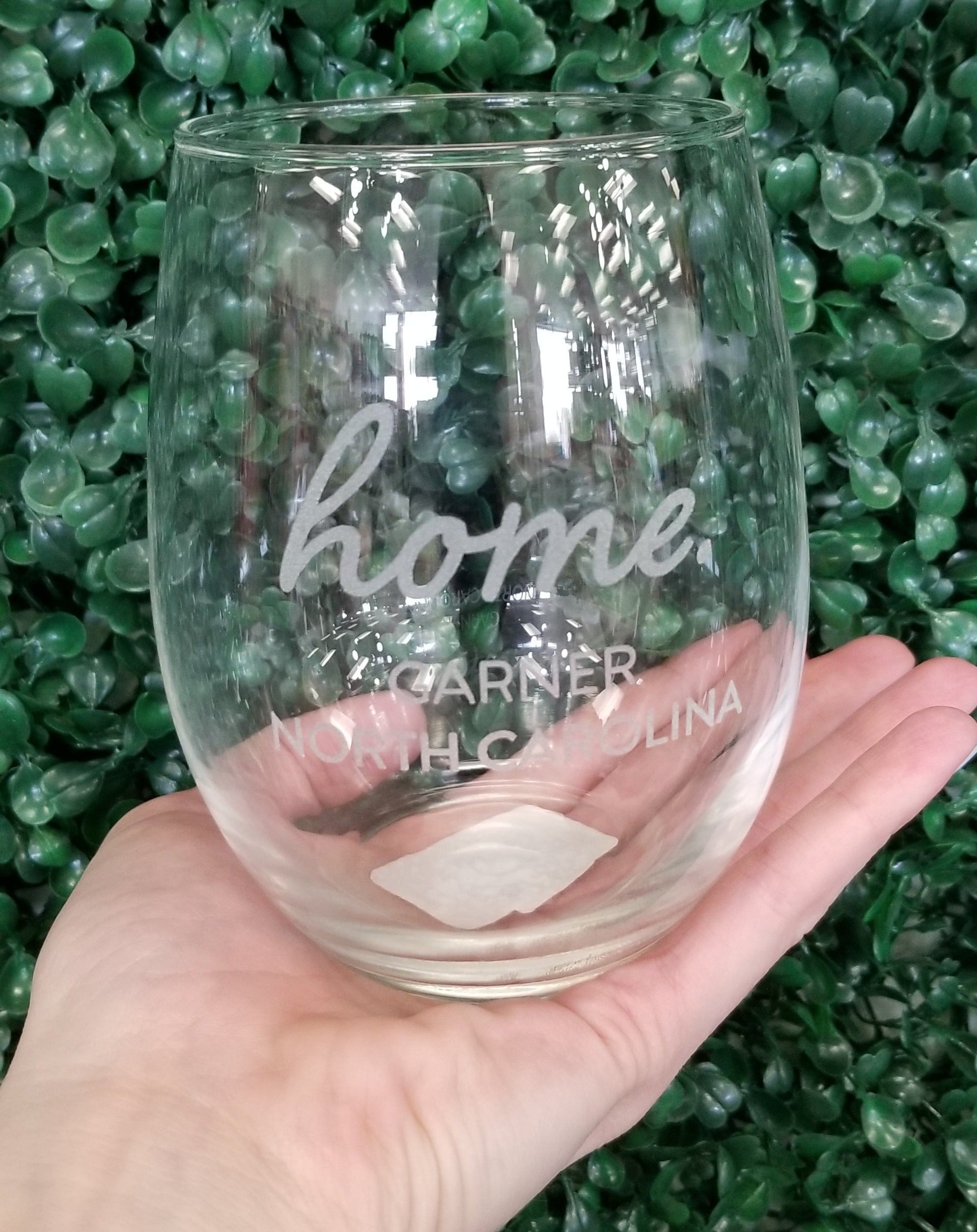 Carson Home Accents Stemless Wine Glass - Home