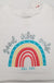 Del Sol Color Changing Good Vibes Rainbow Tee - White