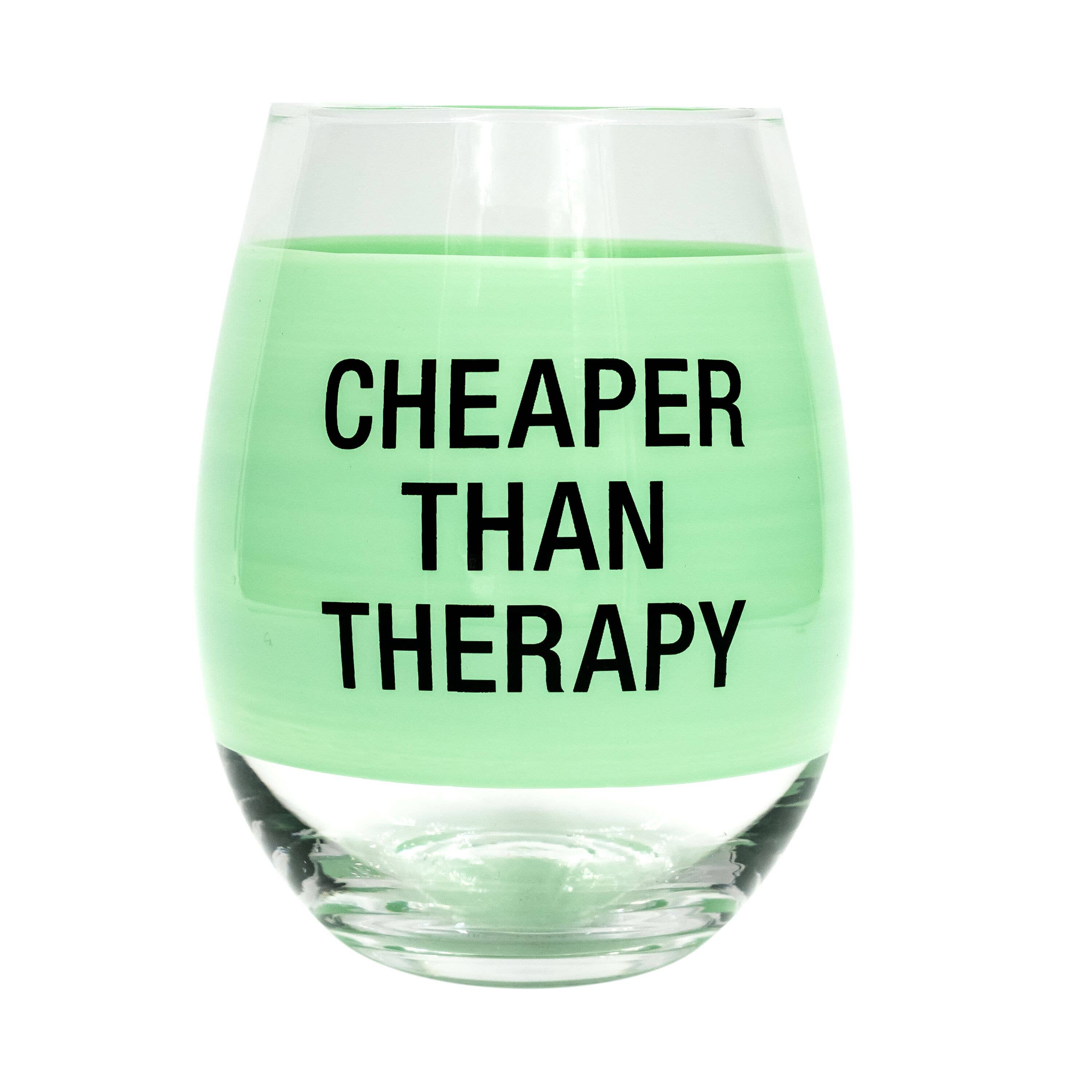 About Face Designs Inc. Therapy Wine Glass