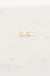 Michelle McDowell Luxe Ingrid Initial Earrings - Gold C