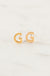 Michelle McDowell Luxe Ingrid Initial Earrings - Gold G