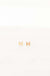 Michelle McDowell Luxe Ingrid Initial Earrings - Gold M