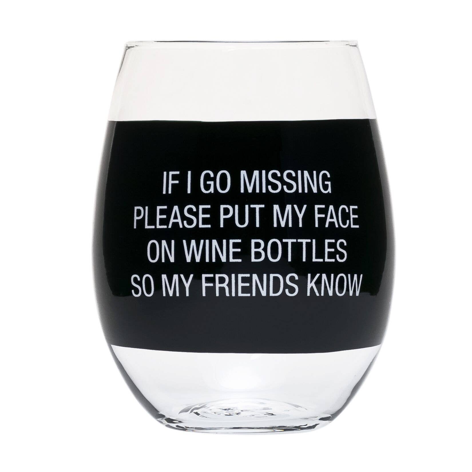 About Face Designs, Inc. My Face on Wine Bottles Wine Glass