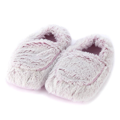 Warmies Plush Slippers - Marshmallow Pink 