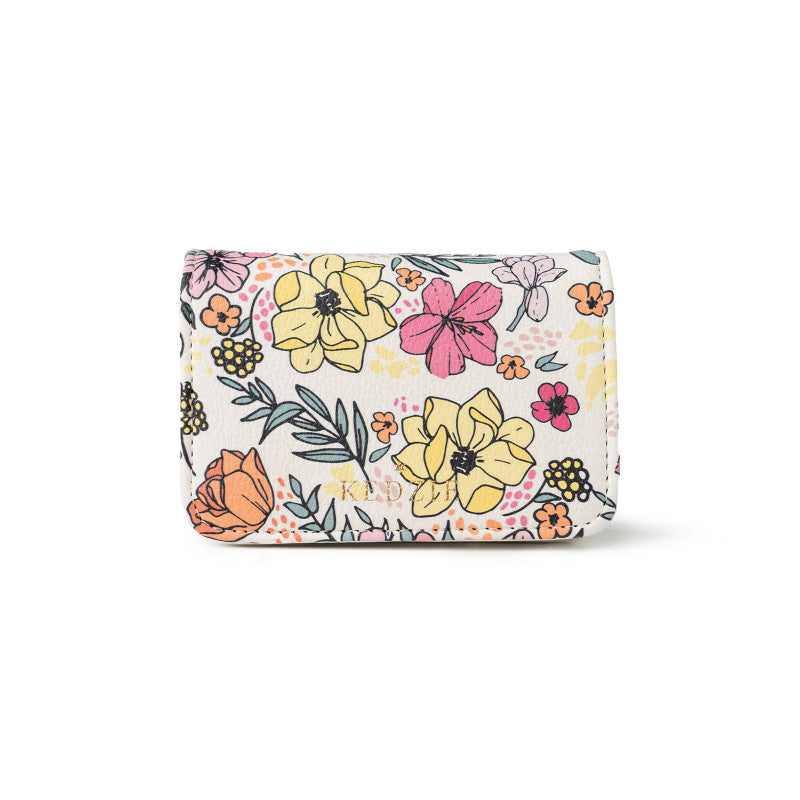 Kedzie Only Cash and Card Wallet- Full bloom