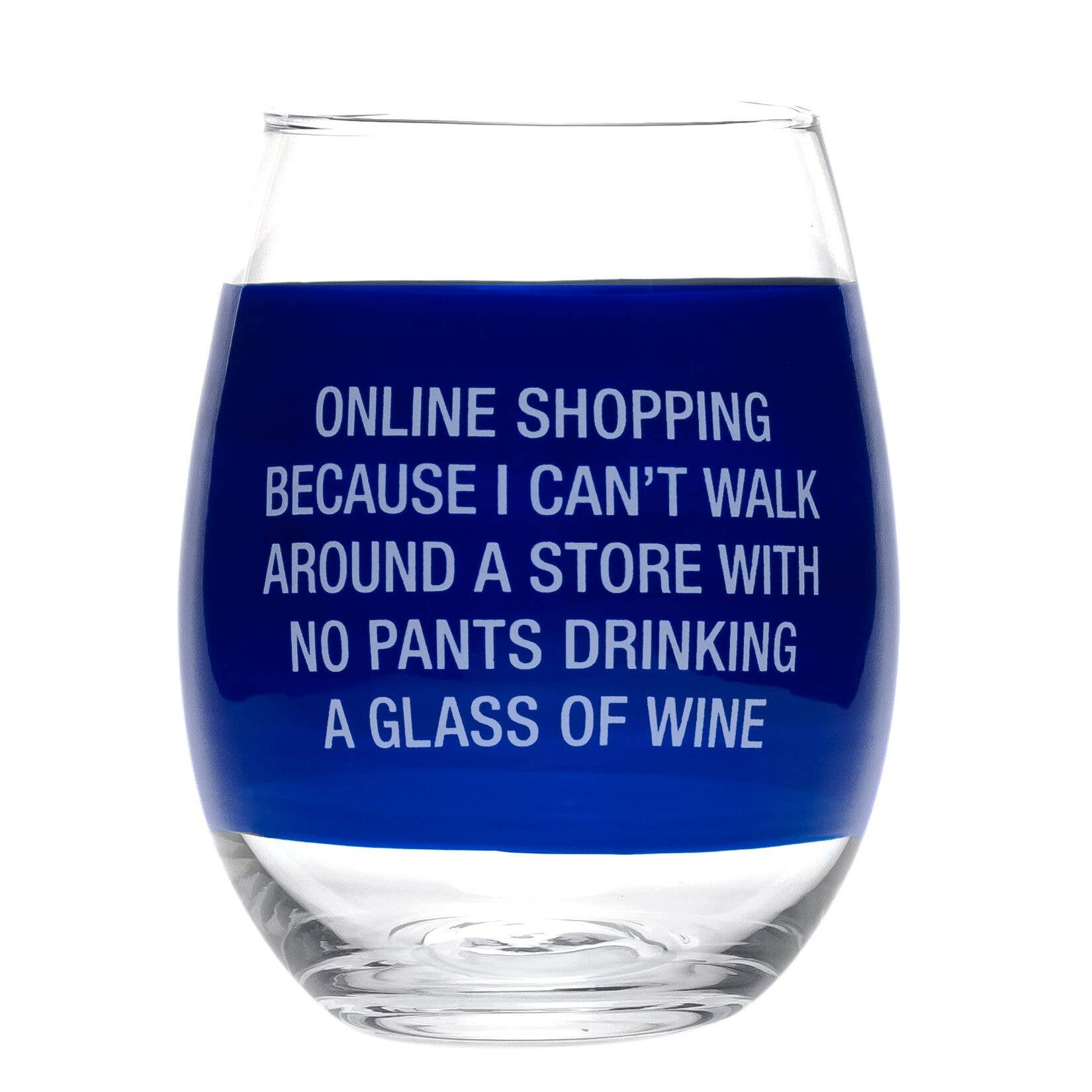 About Face Designs, Inc. Online Shopping Stemless Wine Glass