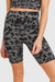 Monob Textured Spotted Jacquard High Waist Biker Shorts