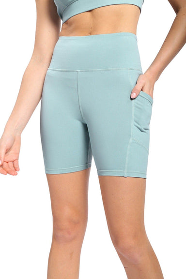 Monob Essential Sweetheart Biker Shorts - Blue Grey