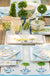 Boston International Blue Topiary Napkins