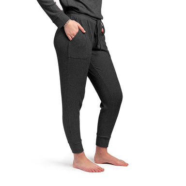 Hello Mello Cuddleblend Joggers - Black To Bed, drawstring, pockets, elastic waist