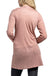 Hello Mello Weightless Lounge Cardigan -Blush, long sleeves, open knit, lightweight