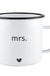 Santa Barbara Design Studio Wedding Enamel Mug Set - Mr & Mrs