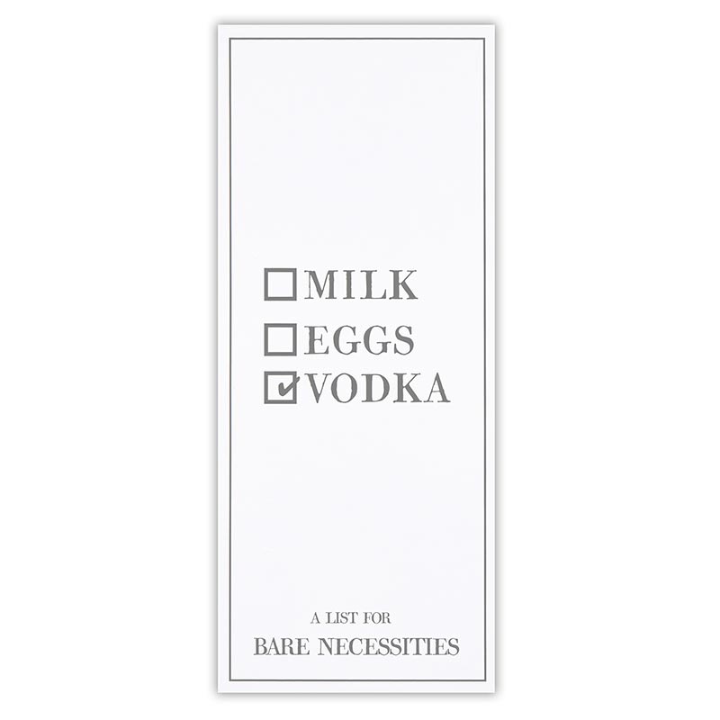 Santa Barbara Design Studio Milk Eggs Vodka Listpad