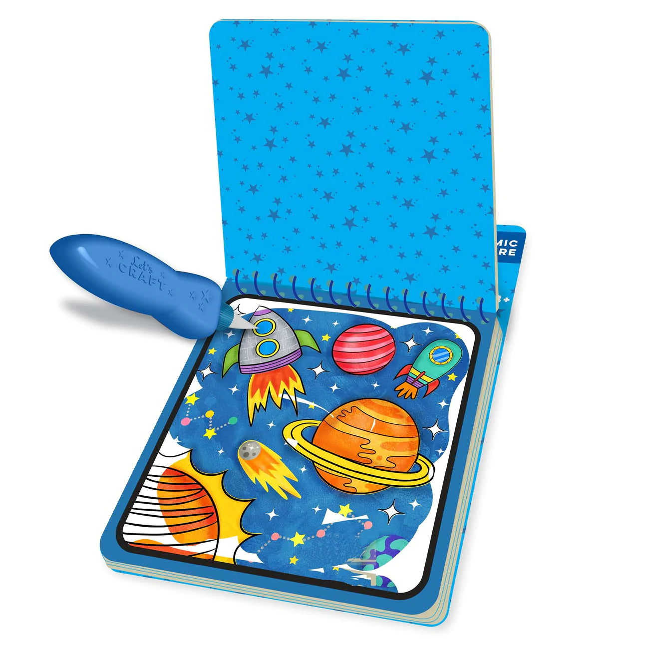 Magic Reveal Pad with Water Brush - Action Assortment