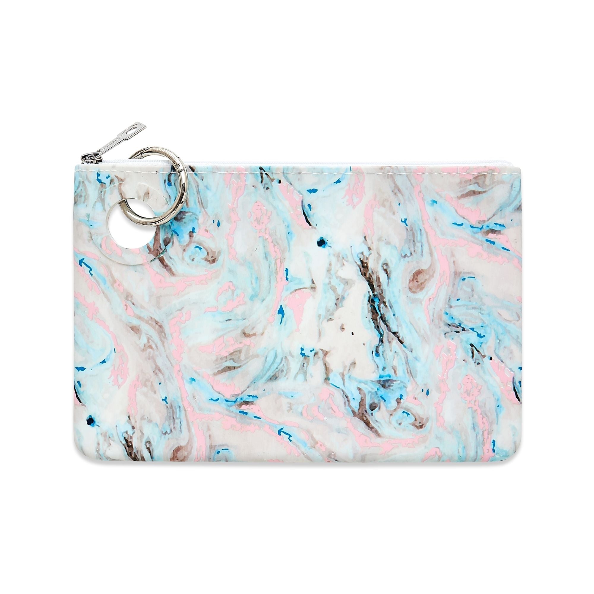 O-Venture - Large Silicone Pouch-Pastel Marble