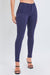 YMI Jeanswear Sydney Mid-Rise Hyperstretch Skinny Forever Color Jeans - Navy, curvy