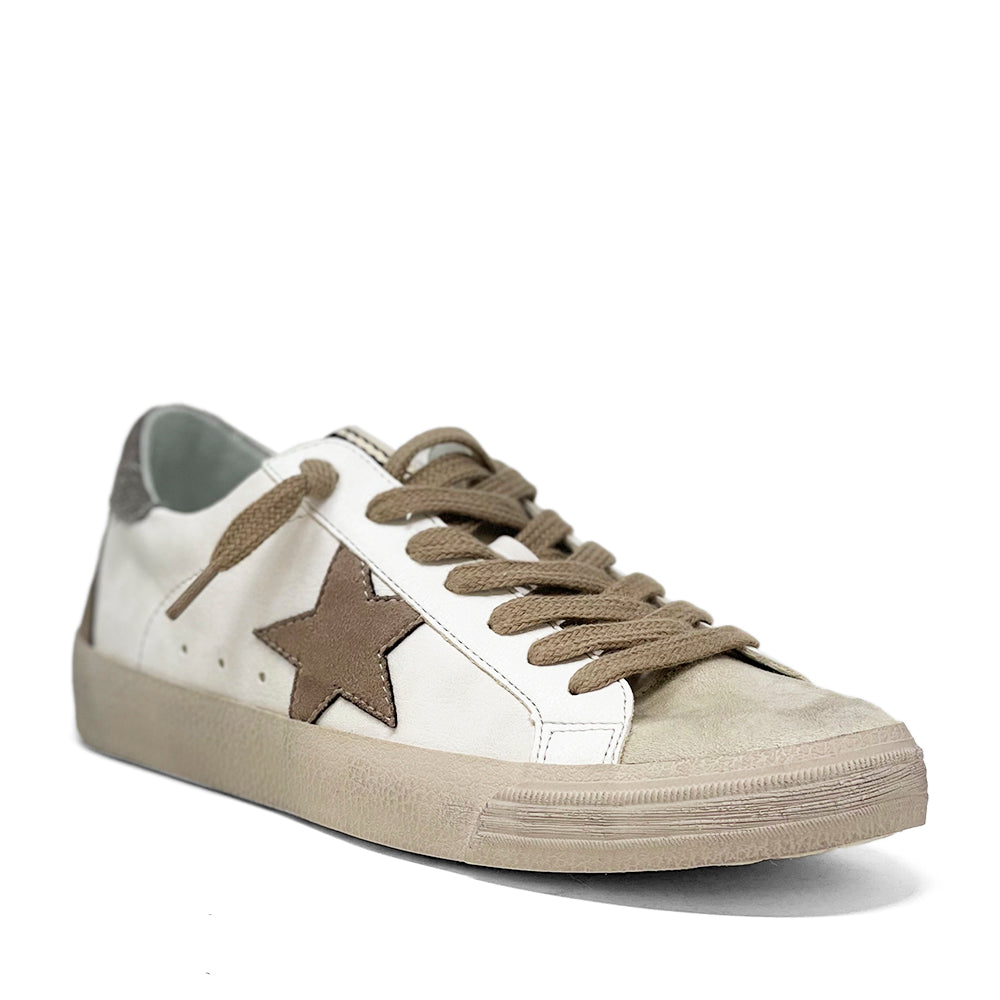Shu Shop Pilar Star Sneaker - White — Little Details