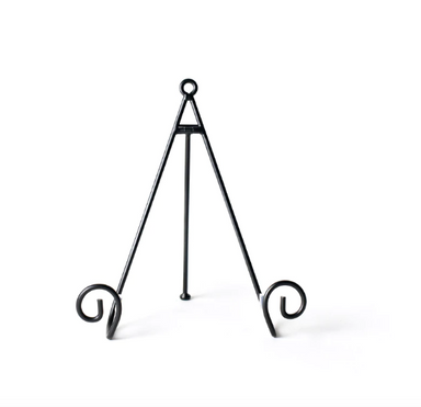 Happy Everything! Large Plate Stand - Swirl Black