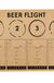 Santa Barbara Design Studio Beer Flight Placemat