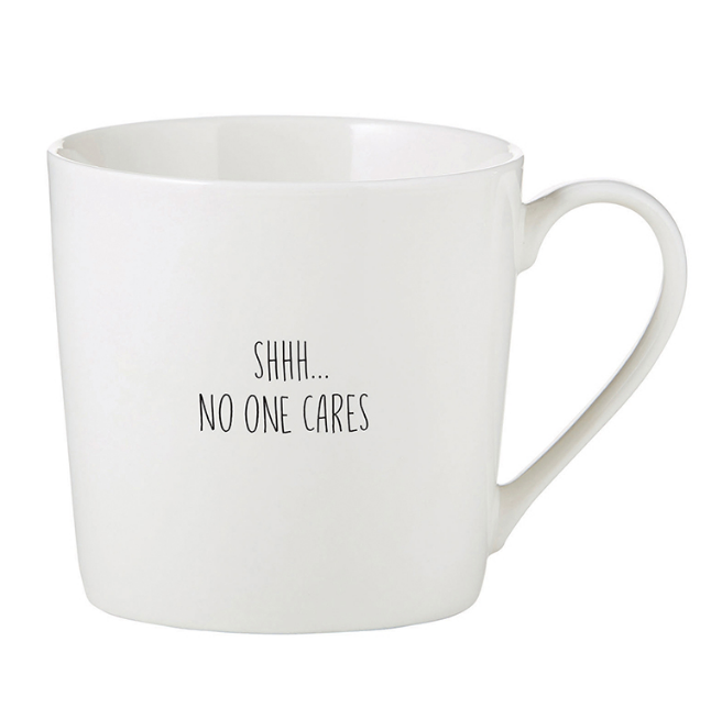 Santa Barbara Design Studio No One Cares Cafe Mug