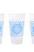 Mainstreet Collection Light Blue/White Tailgate Tumblers