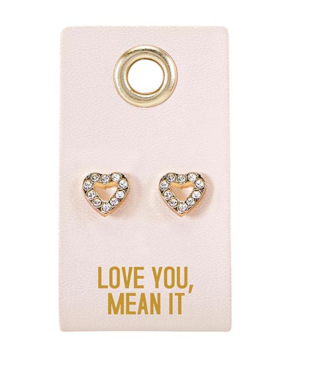 Creative Brands Wedding Stud Earrings- Love You