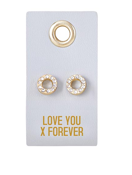 Creative Brands Wedding Stud Earrings- Forever