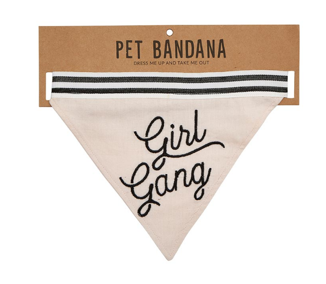 Creative Brands Pet Bandana Girl Gang