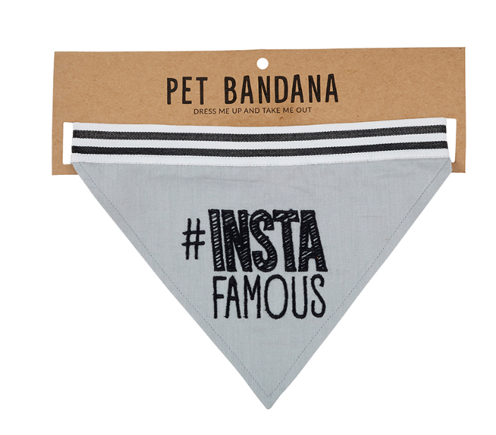 Creative Brands Pet Bandana Insta Famous