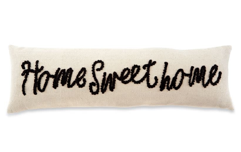 Mud Pie Home Sweet Home Knot Pillow