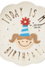 Mud Pie Birthday Candle Plate Girl