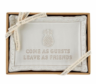 Mud Pie Welcome Sentiment Plate