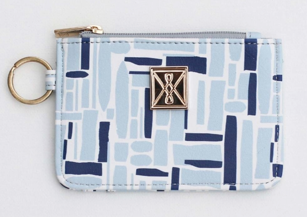 Mary Square Bainbridge ID Wallet - All Squared Away Blue