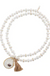 Mud Pie Oyster Wood Beads White