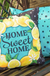 Evergreen Home Sweet Home Lemon Wreath Interchangeable Pillow Cover