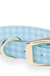 Mary Square Small Dog Collar - Gathered Goods Blue