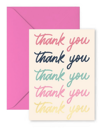 Mary Square Thank You Thank You Greeting Card