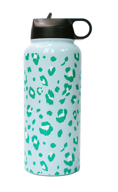 Mary Square Stainless Large Bottle - Cheetah Time