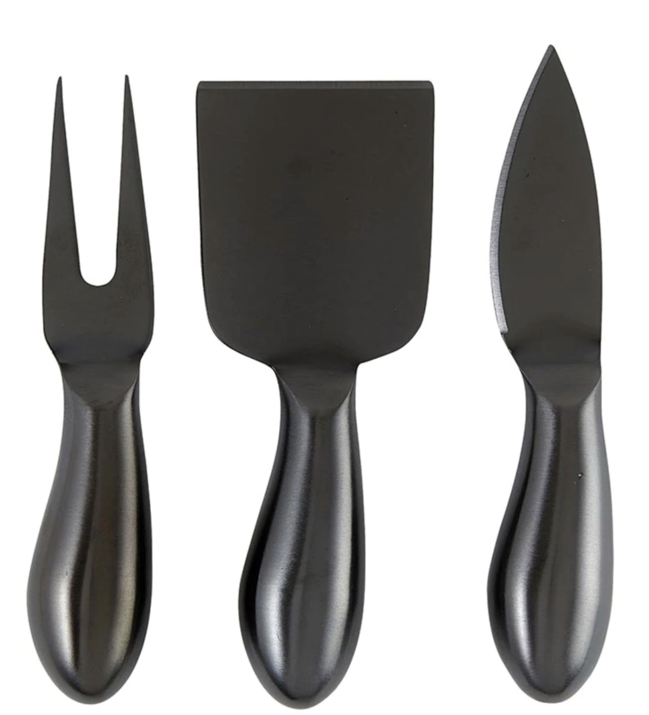 Santa Barbara Design Studio Matte Black Cheese Knives Set