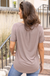Grace & Lace Lazy Day Pleated Tee- Latte