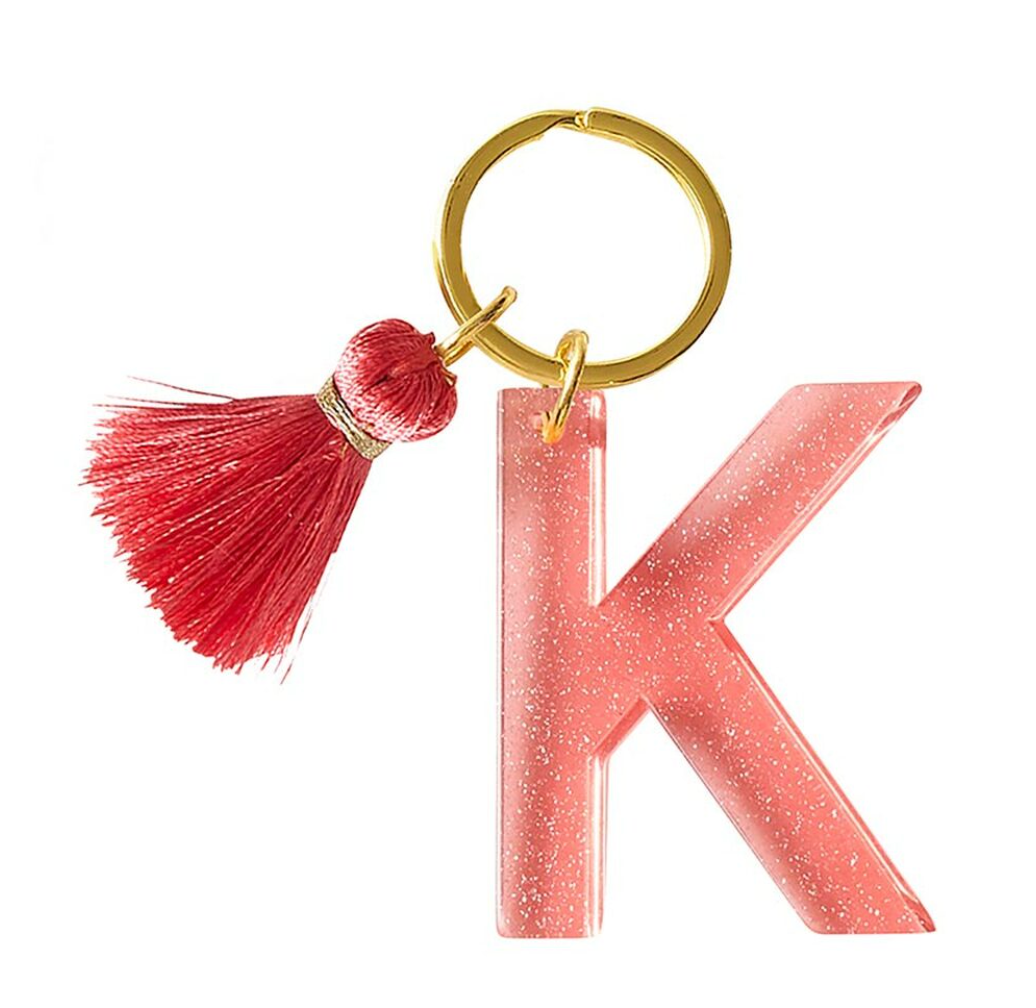 Creative Brands Acrylic Letter Keychain - K